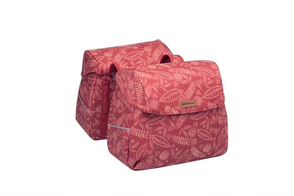 Dubbele-Fietstas-New-Looxs-Joli-Double-37-Liter-Forest-Red Dubbele-Fietstas-New-Looxs-Joli-Double-37-Liter-Forest-Red
